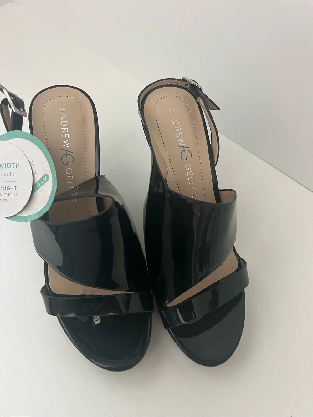 Andrew Geller glossy black